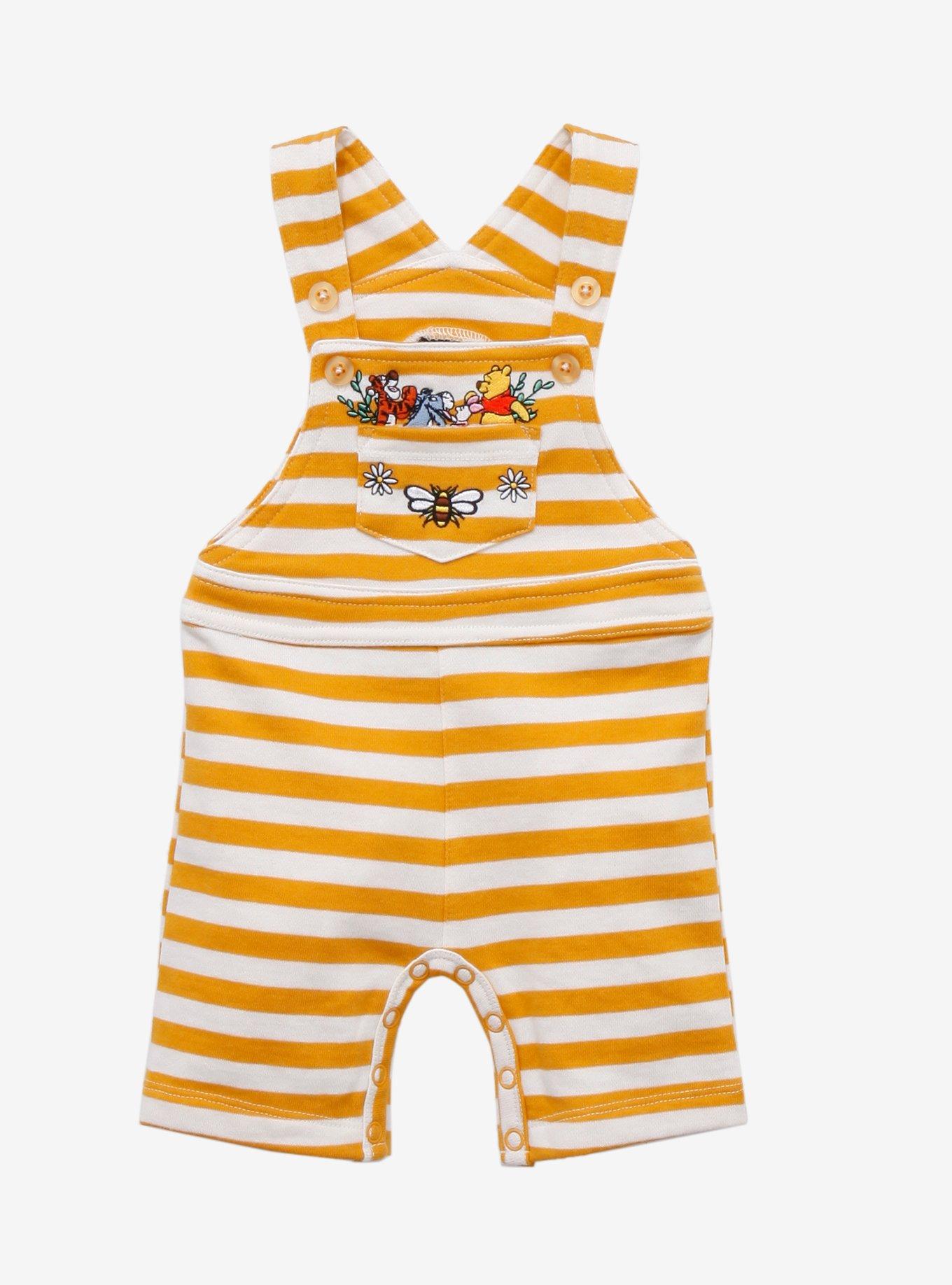 Disney Winnie the Pooh Striped Infant Overalls BoxLunch Exclusive BoxLunch