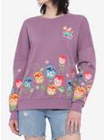 Her Universe Disney Alice In Wonderland I'm Late Flower Sweatshirt, MULTI, hi-res