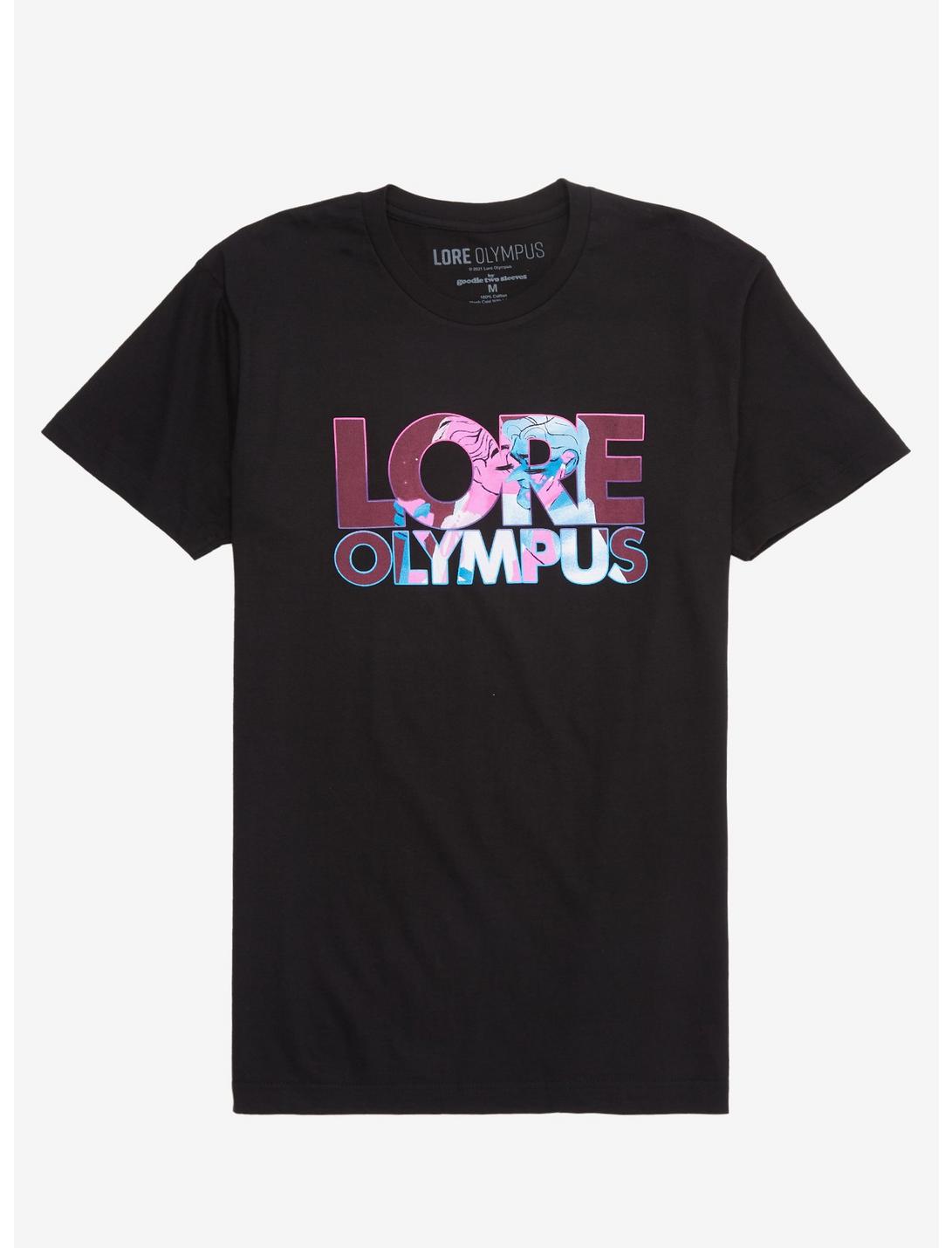 Lore Olympus Hades & Persephone Title T-Shirt, BLACK, hi-res
