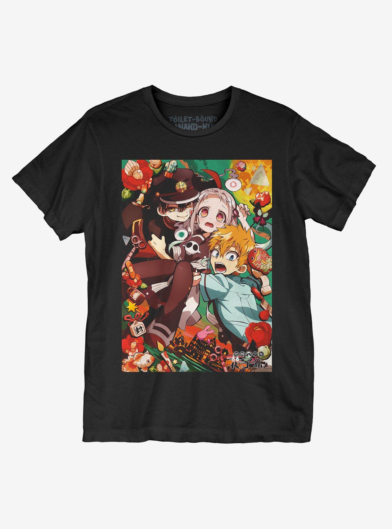 Toilet Bound Hanako-Kun Poster T-Shirt, BLACK, hi-res