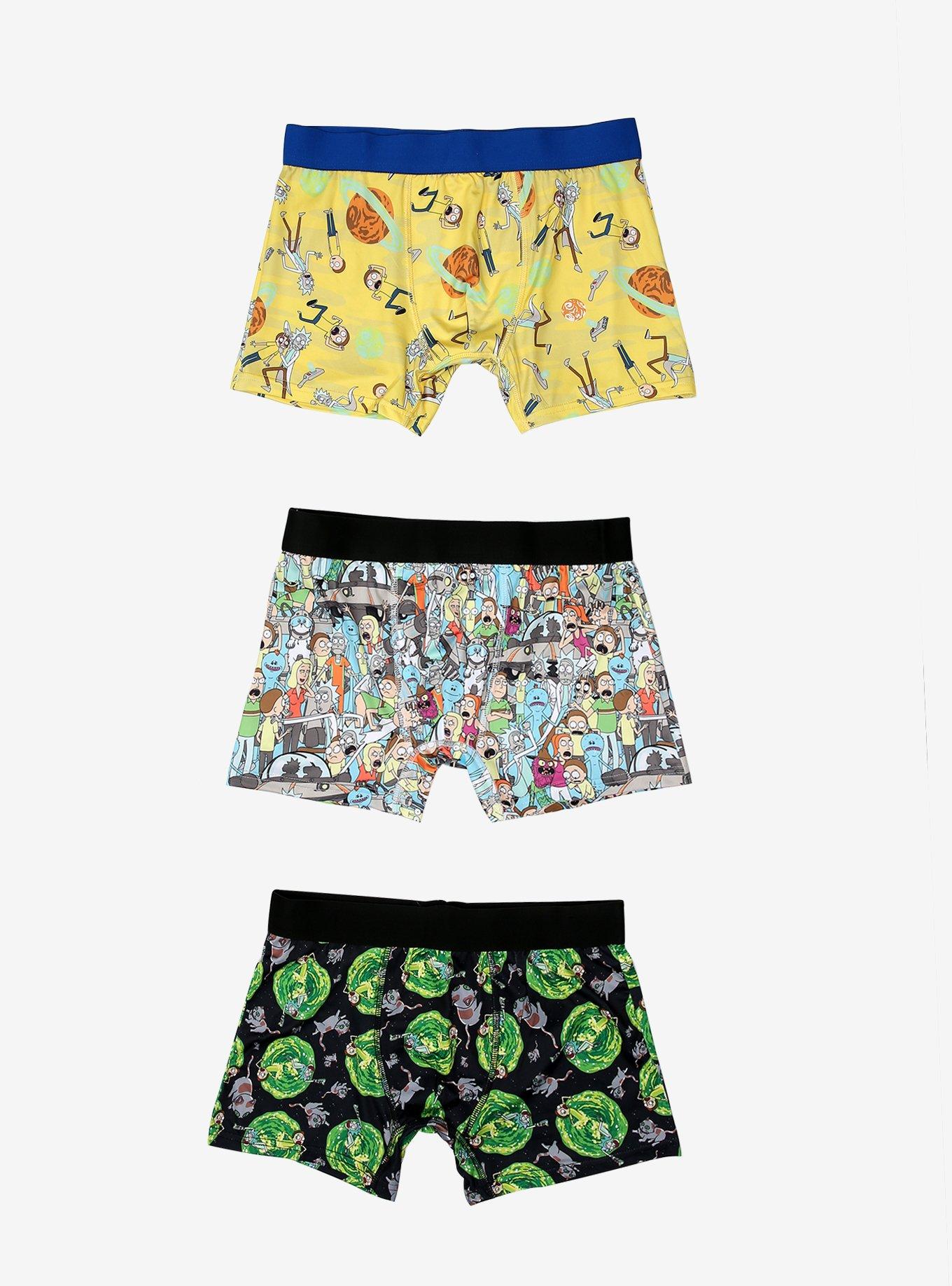 Rick And Morty Boxer Briefs Set, MULTI, hi-res