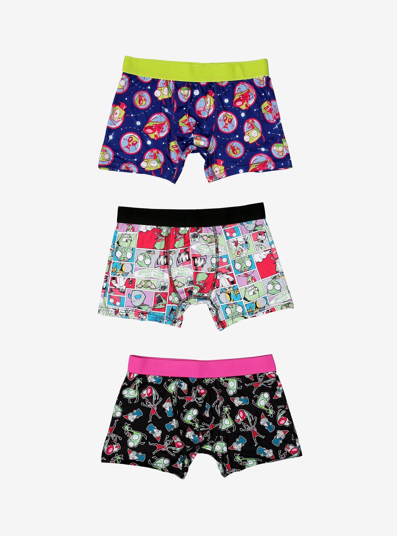 Invader Zim Boxer Briefs Set, MULTI, hi-res