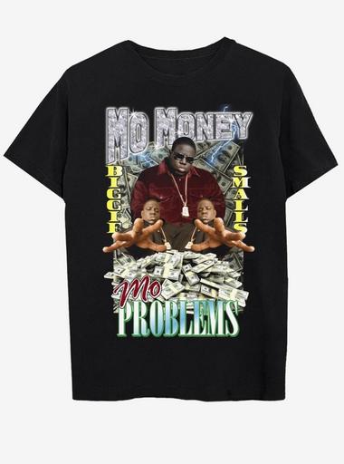 Biggie Small & Tupac 2003 Series 100 Dollar bills Rhinestones online Bling XL T Shirt