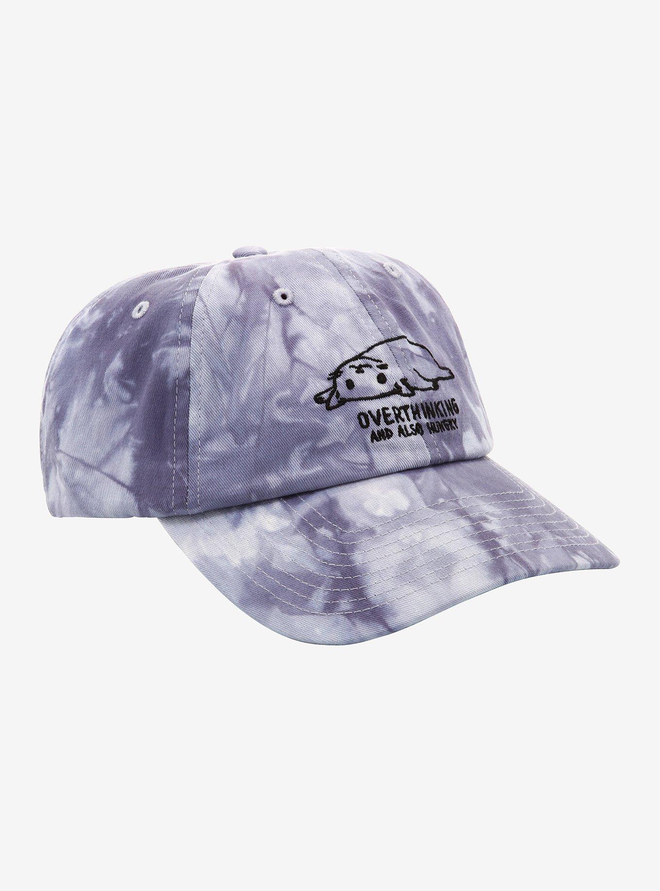 Cat Overthinking Hungry Tie-Dye Dad Cap, , hi-res