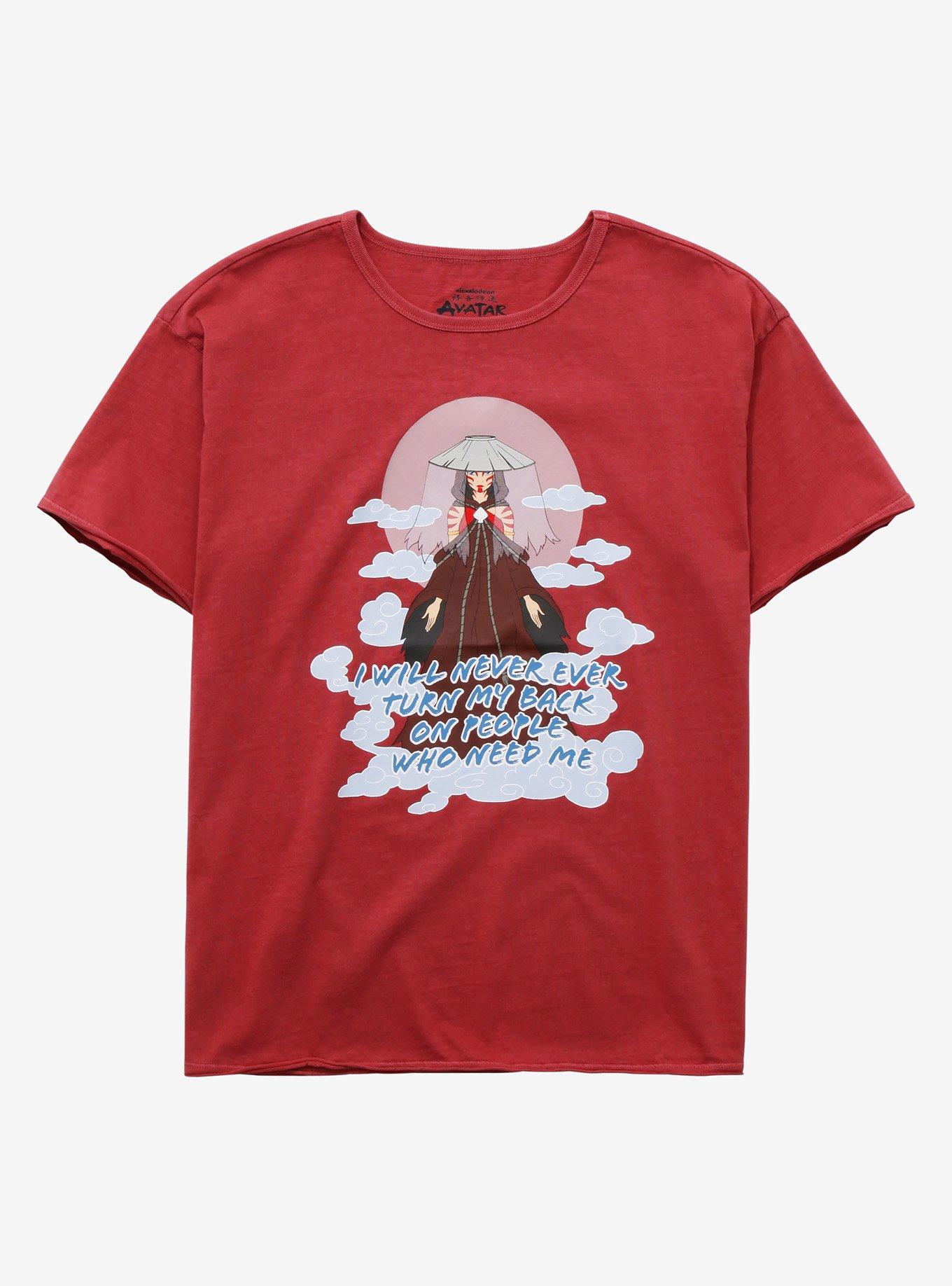 Avatar: The Last Airbender The Painted Lady Women's T-Shirt - BoxLunch Exclusive, MAROON HEATHER, hi-res