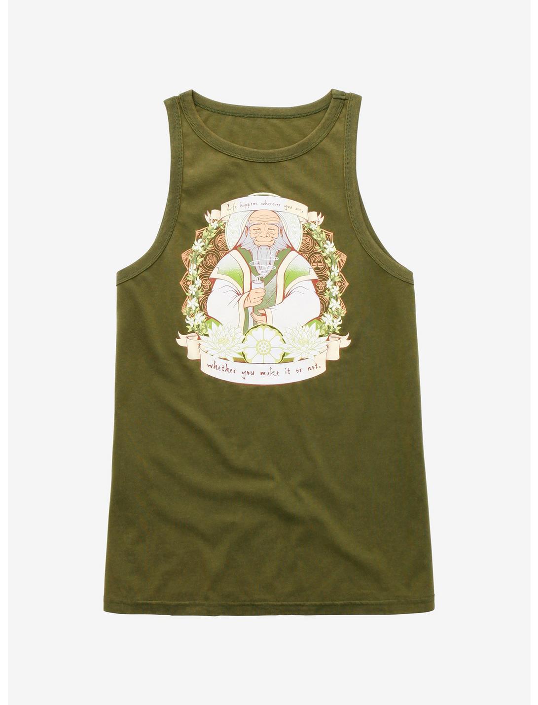Avatar: The Last Airbender Iroh Quote Women's Tank Top - BoxLunch Exclusive, GREEN HEATHER  FOREST, hi-res