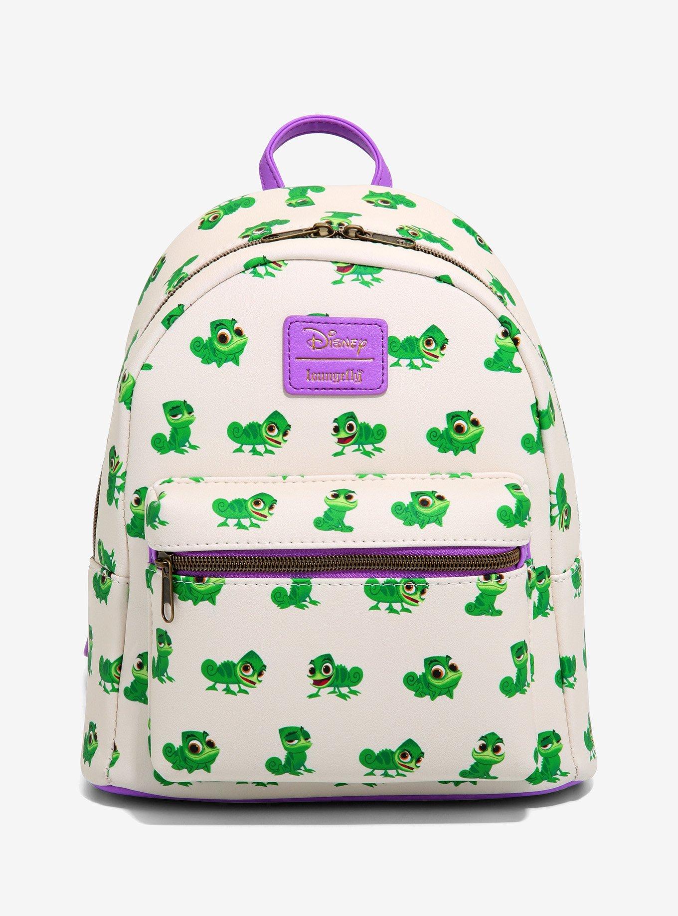 Loungefly Disney Tangled Pascal Poses Mini Backpack