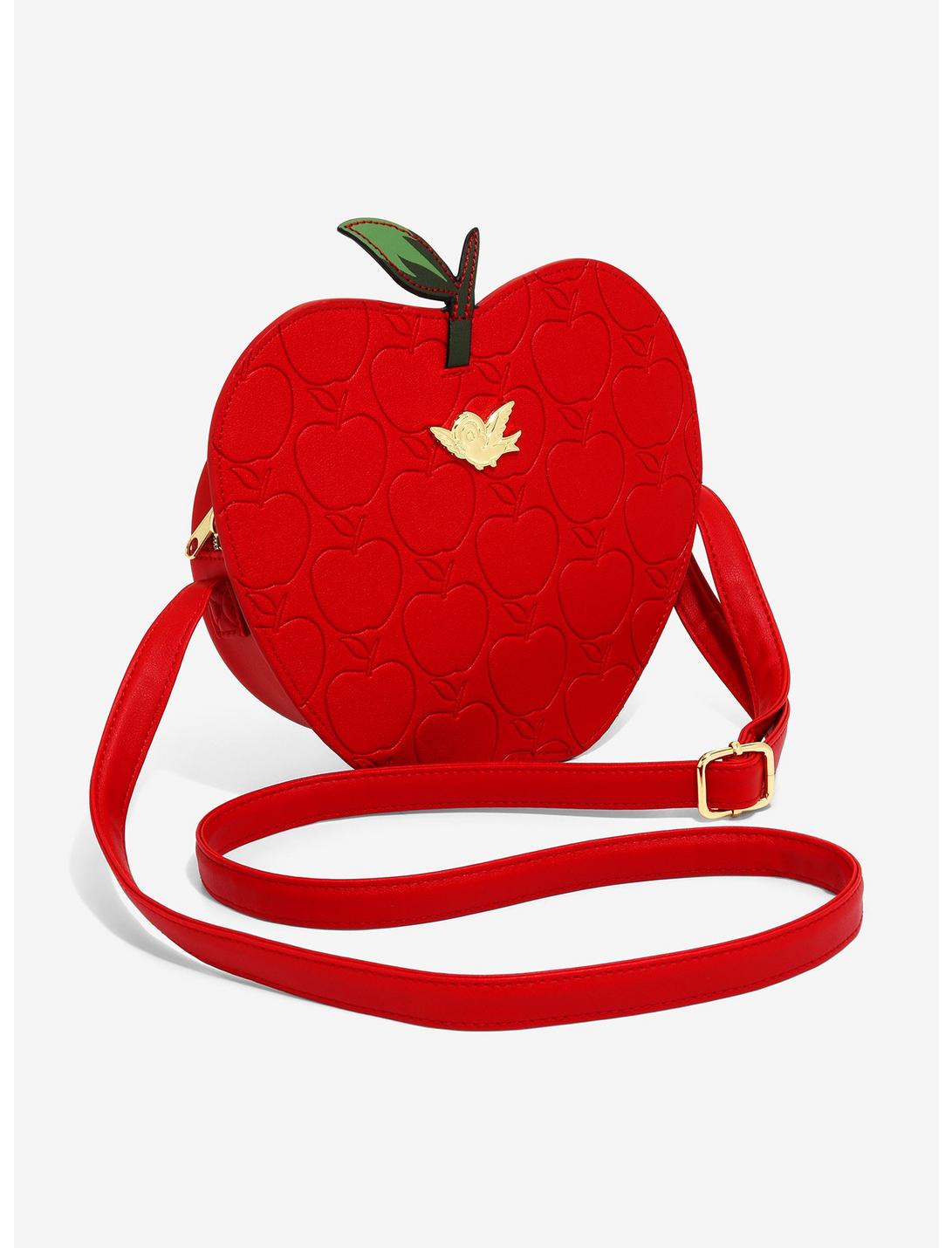 Loungefly Disney Snow White And The Seven Dwarfs Apple Embossed Crossbody Bag, , hi-res