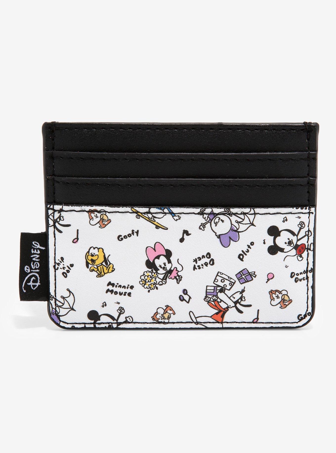 Loungefly Disney Mickey Mouse & Friends Chibi Sketch Cardholder, , hi-res