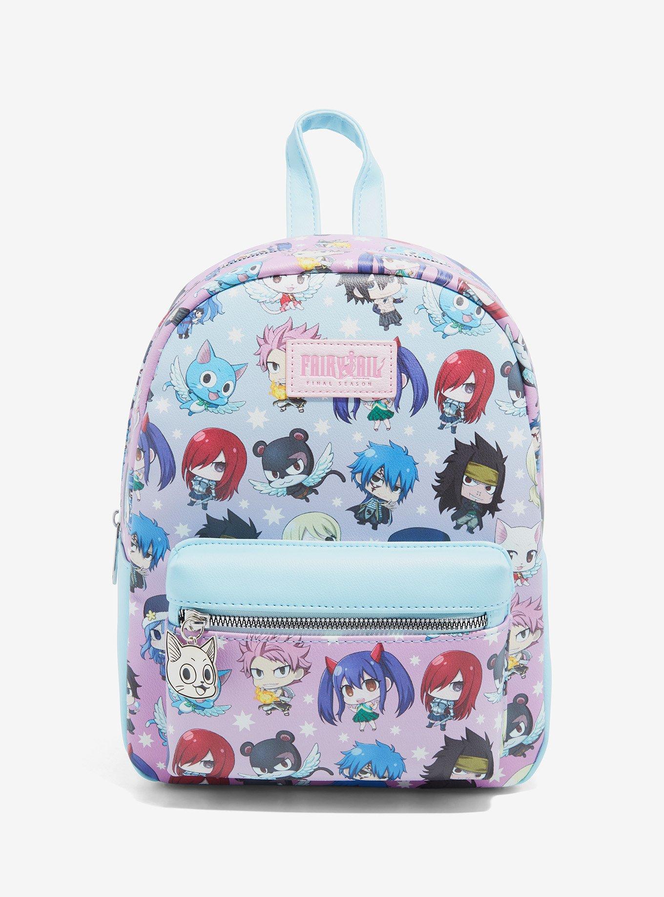 Fairy Tail Chibi Character Mini Backpack, , hi-res
