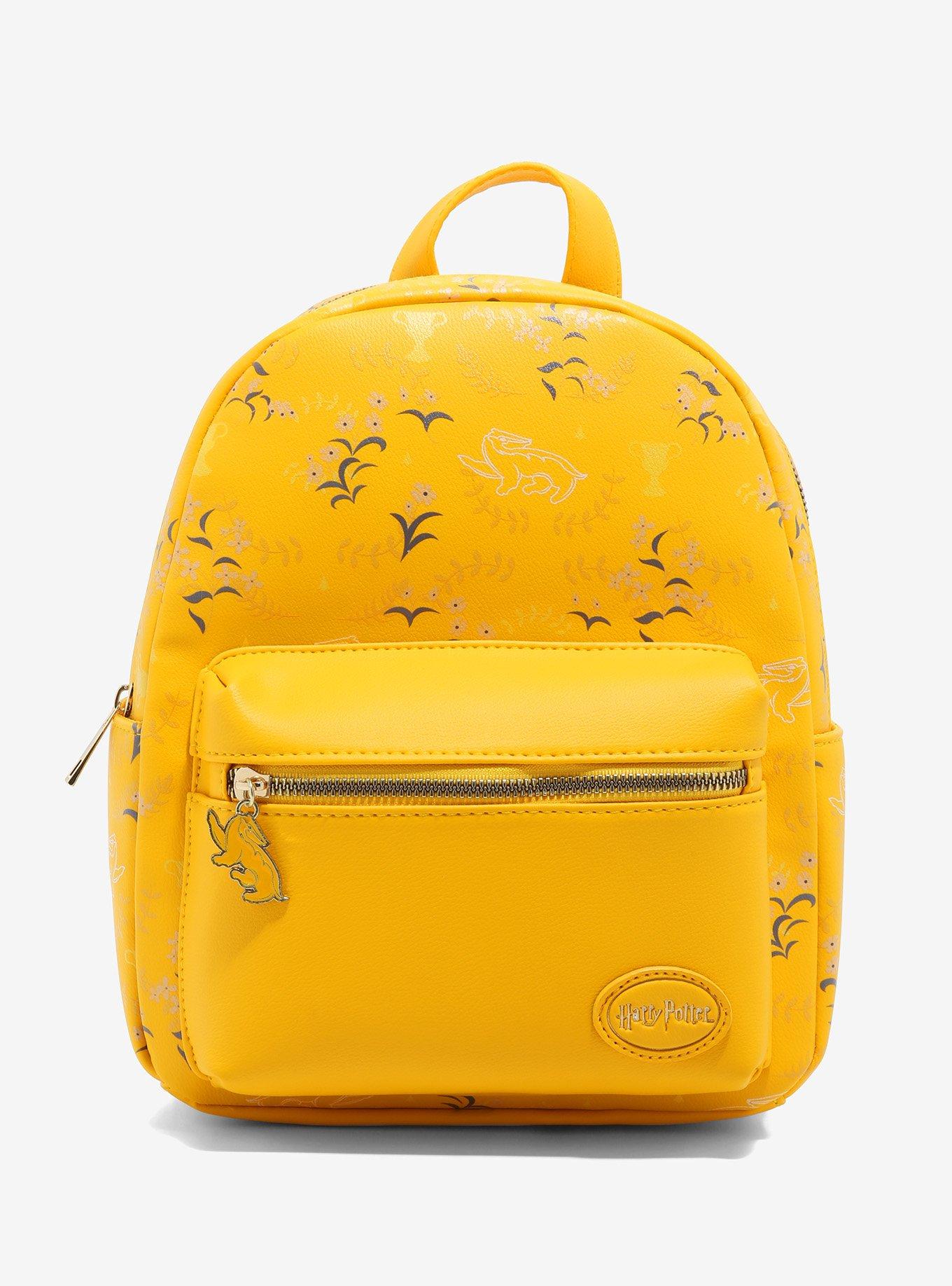 Harry Potter Hufflepuff Floral Mini Backpack