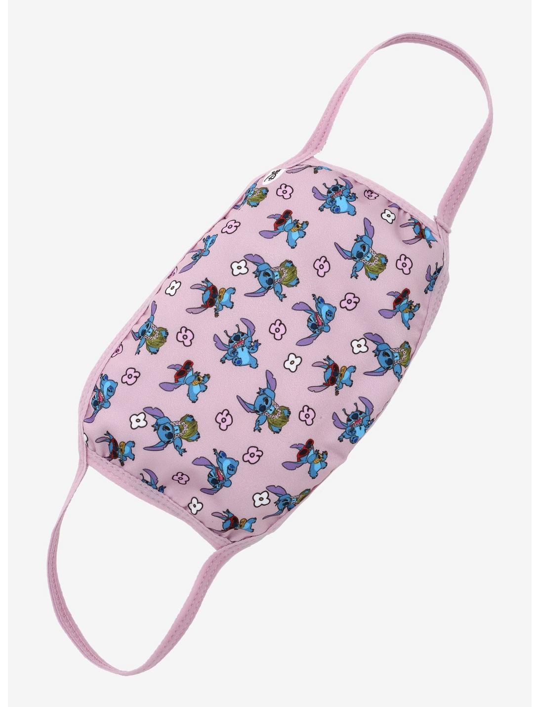 Disney Lilo & Stitch Flowers Lavender Fashion Face Mask, , hi-res