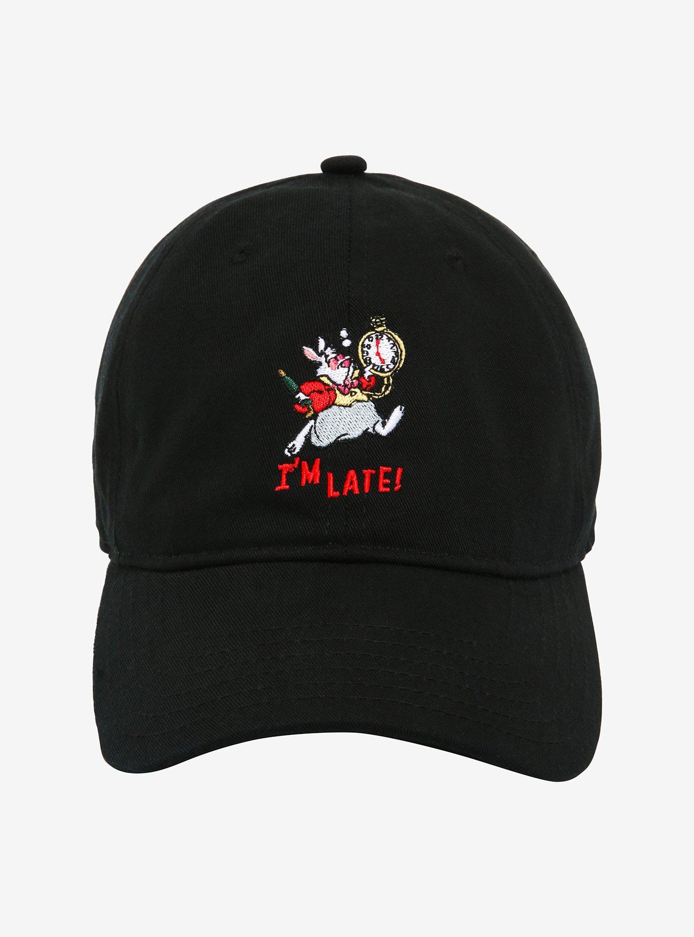 Disney Alice in Wonderland White Rabbit I'm Late Cap - BoxLunch Exclusive, , hi-res