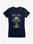 Rick And Morty The Space Cruiser Neon Girls T-Shirt, , hi-res