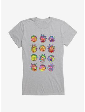 Rick And Morty Psychedelic Expression Girls T-Shirt, , hi-res