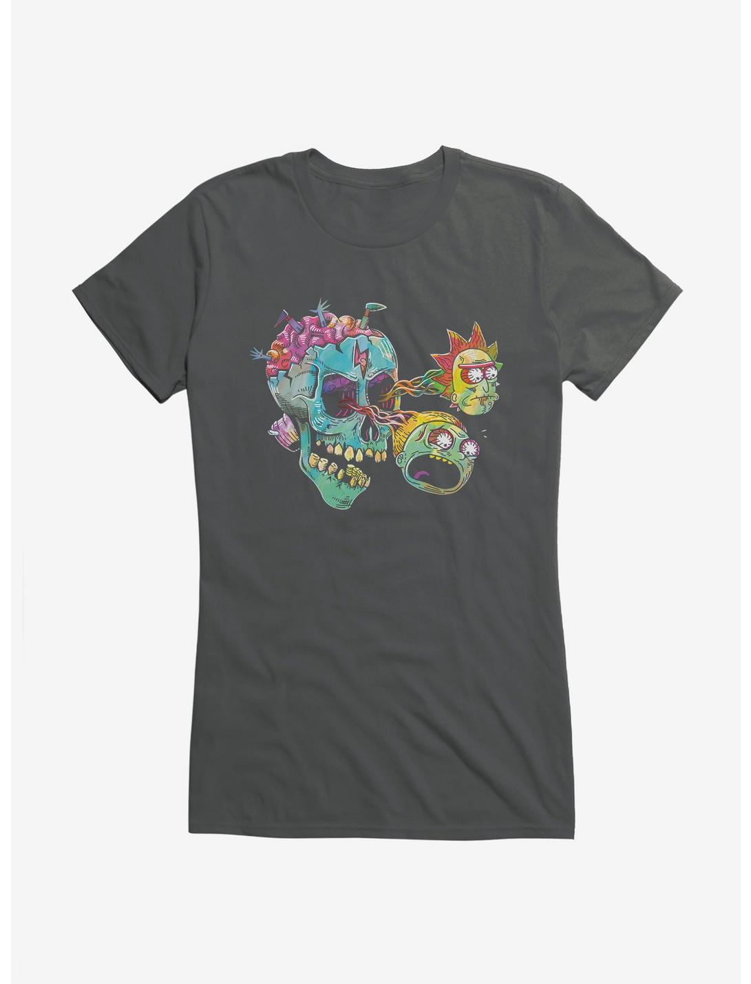 Rick And Morty Skull Eyes Girls T-Shirt, , hi-res
