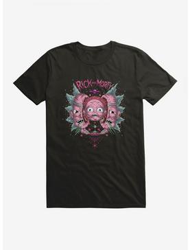 Rick And Morty Psychedelic Split Head T-Shirt, , hi-res