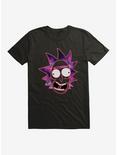 Rick And Morty Space Portrait Rick T-Shirt, BLACK, hi-res