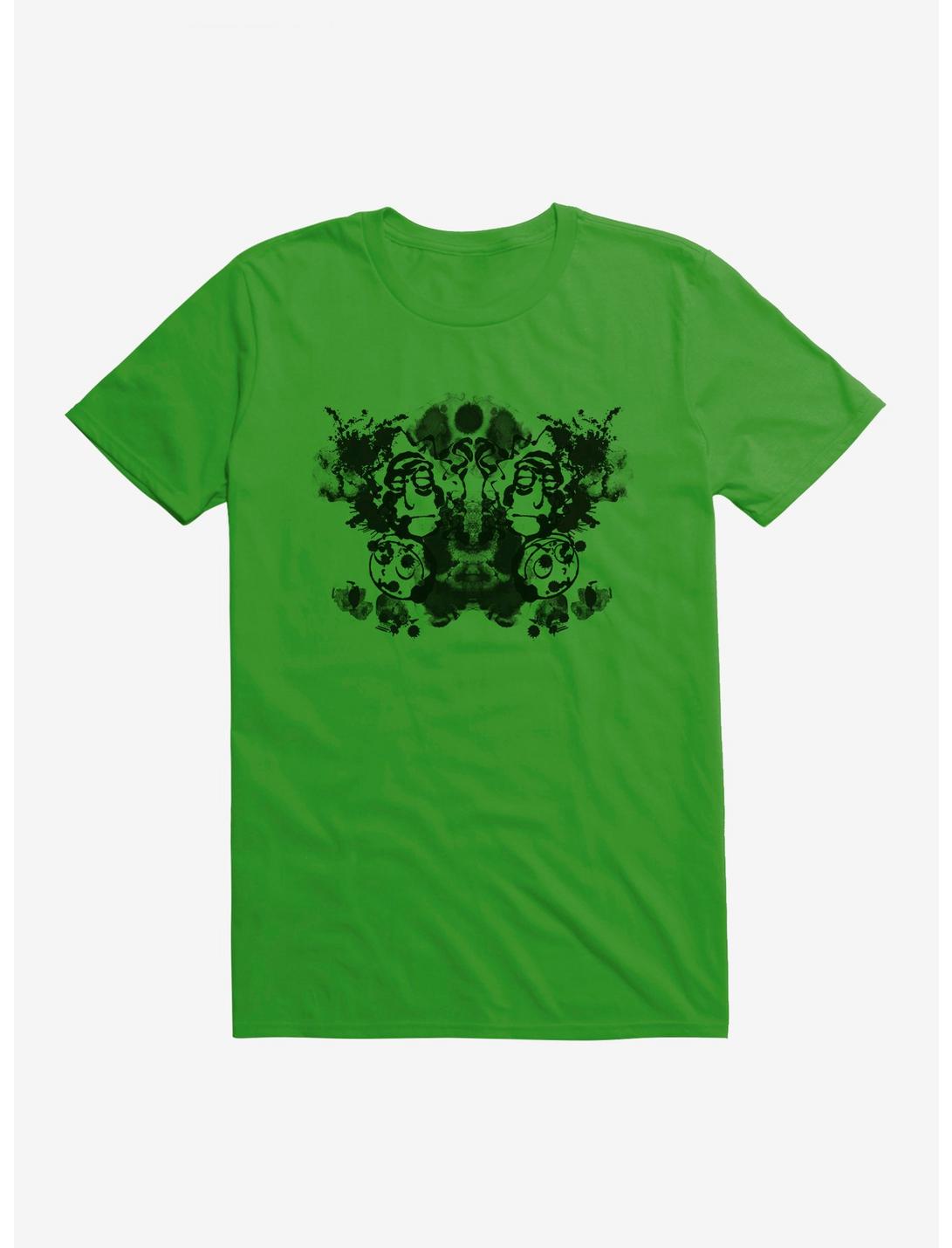 Rick And Morty Rorschach Test T-Shirt, GREEN APPLE, hi-res
