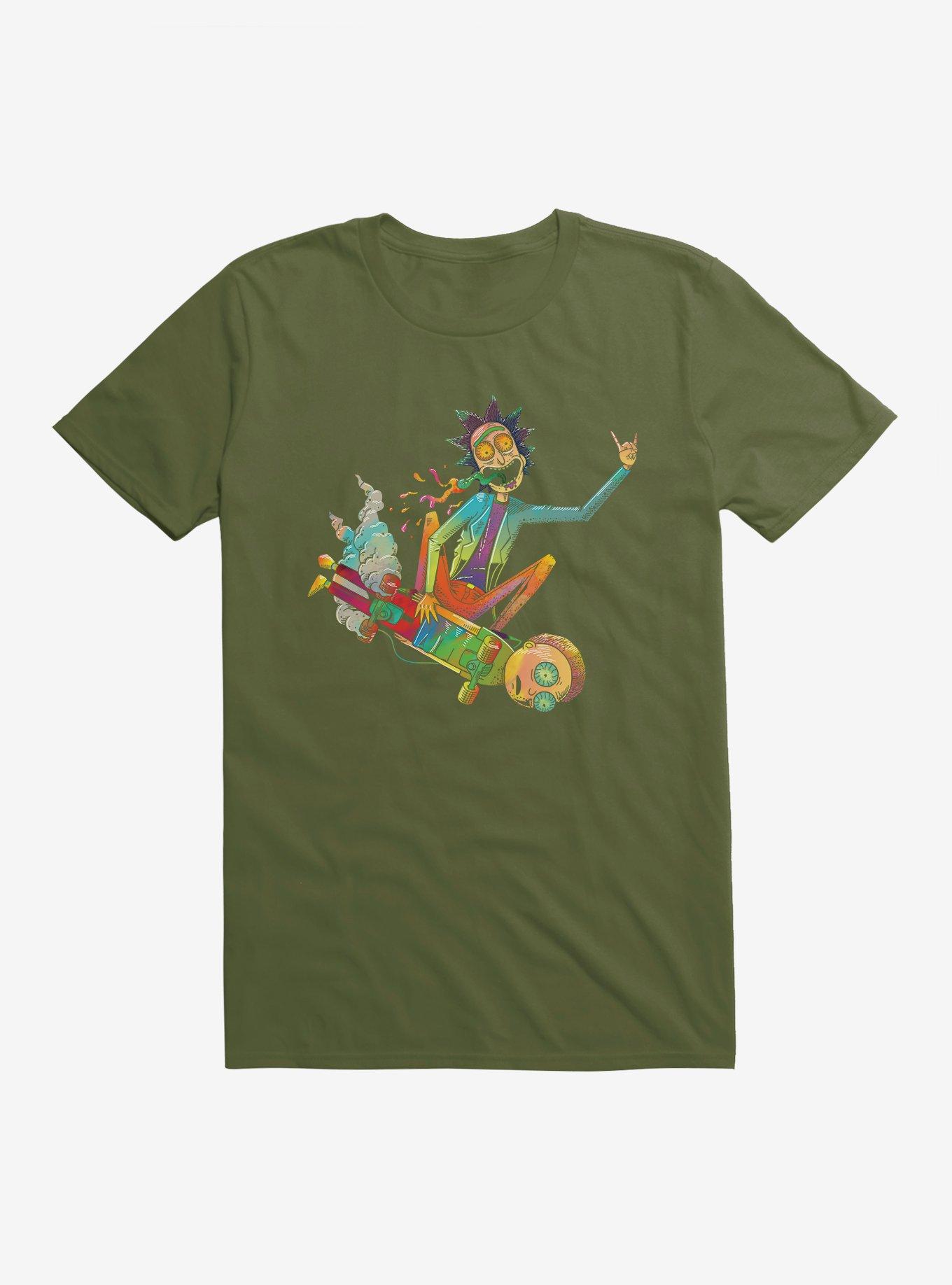 Rick And Morty Skateboard Morty T-Shirt, , hi-res