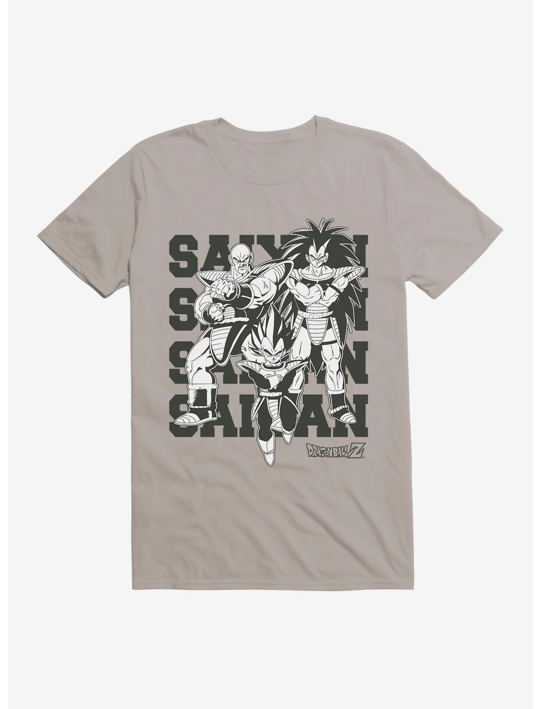 Dragon Ball Z Saiyans T-Shirt, LIGHT GREY, hi-res