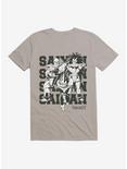 Dragon Ball Z Saiyans T-Shirt, LIGHT GREY, hi-res