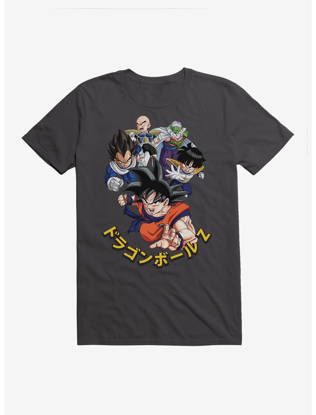 Dragon Ball Z Team Characters T-Shirt, DARK GREY, hi-res