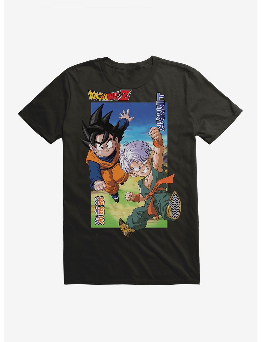 Dragon Ball Z Trunks and Goten T-Shirt, BLACK, hi-res