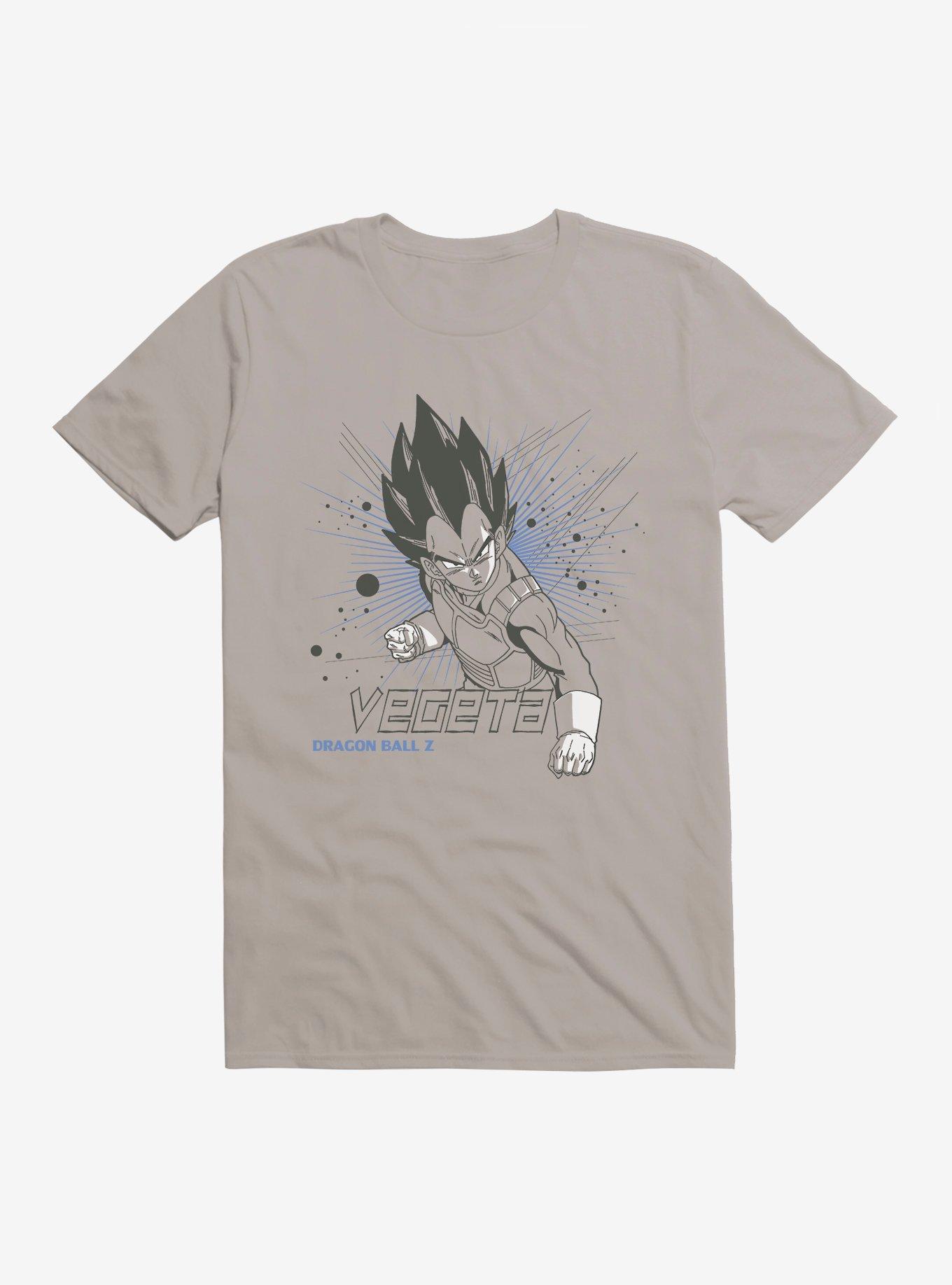 Dragon Ball Z Vegeta T-Shirt, LIGHT GREY, hi-res