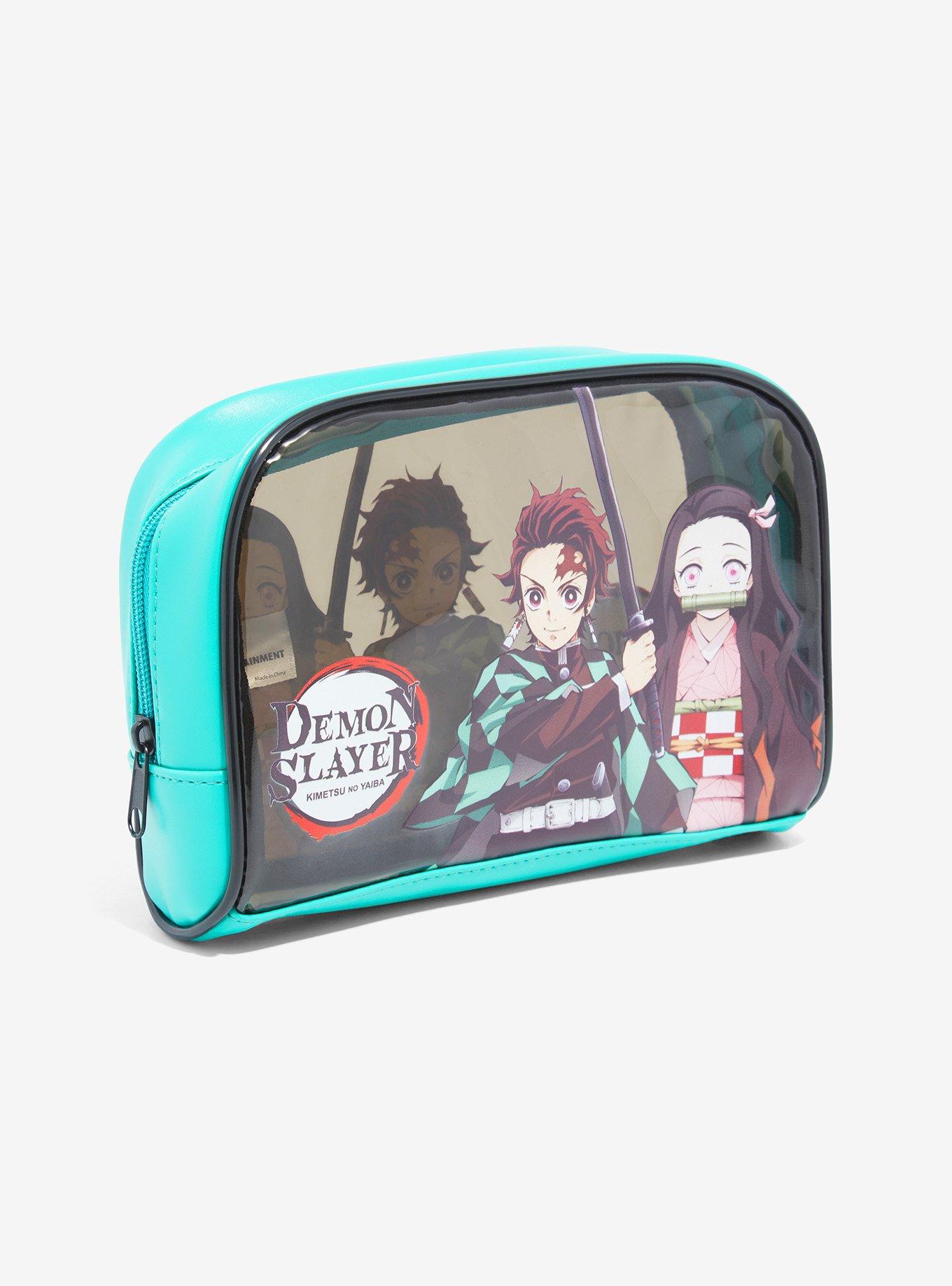 Demon Slayer: Kimetsu No Yaiba Tanjiro & Nezuko Makeup Bag, , hi-res