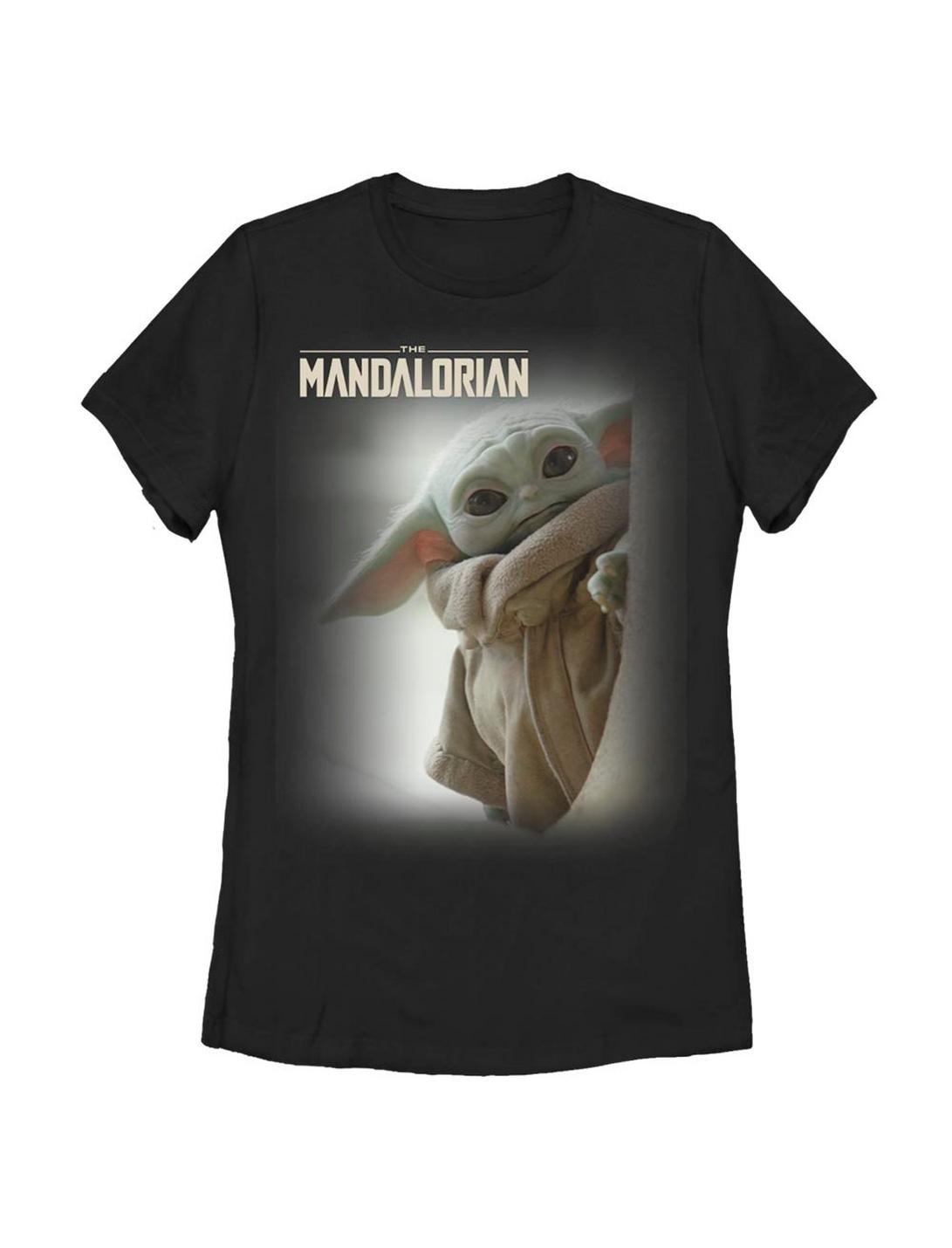Star Wars The Mandalorian Child Womens T-Shirt, BLACK, hi-res