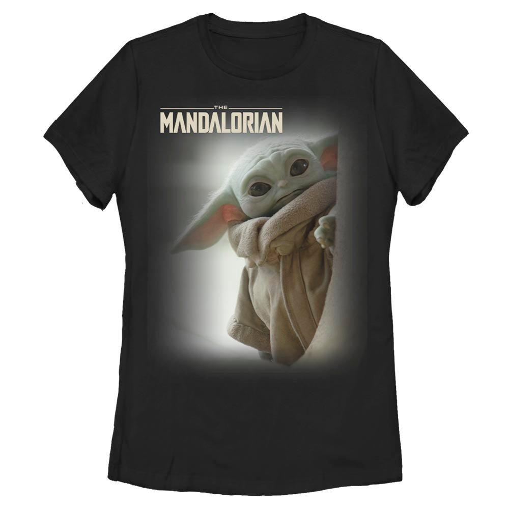 Star Wars The Mandalorian Child Womens T-Shirt, BLACK, hi-res