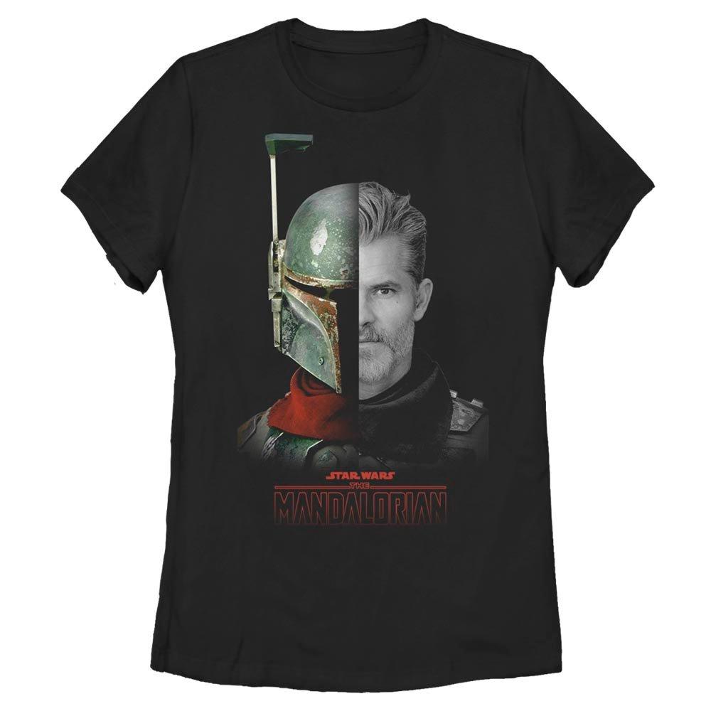 Star Wars The Mandalorian Reelz Womens T-Shirt, BLACK, hi-res