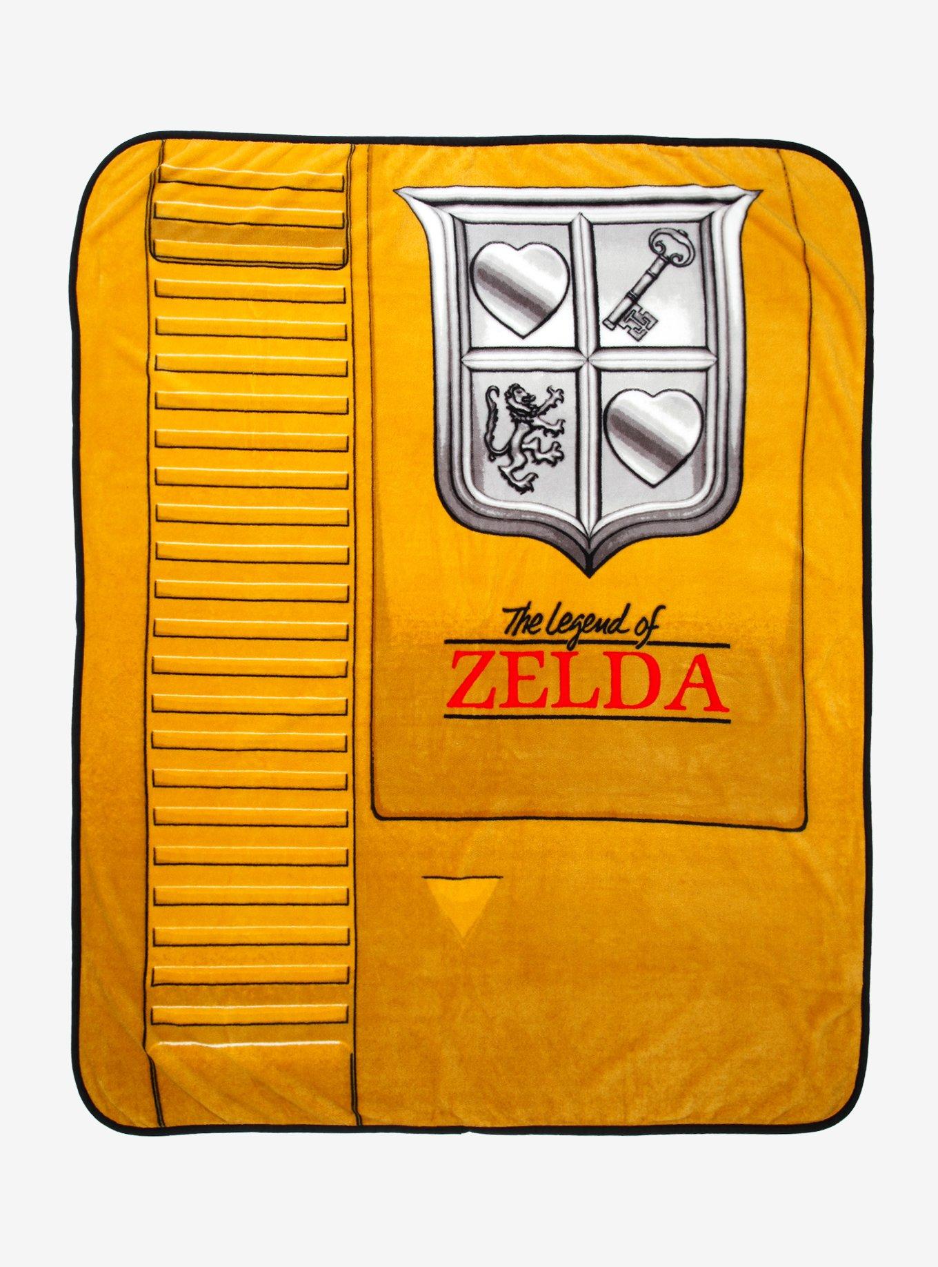 The Legend Of Zelda Gold Cartridge Throw Blanket