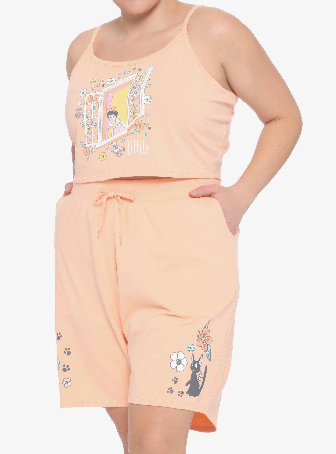 Studio Ghibli Kiki's Delivery Service Peach Lounge Set Plus Size, MULTI, hi-res