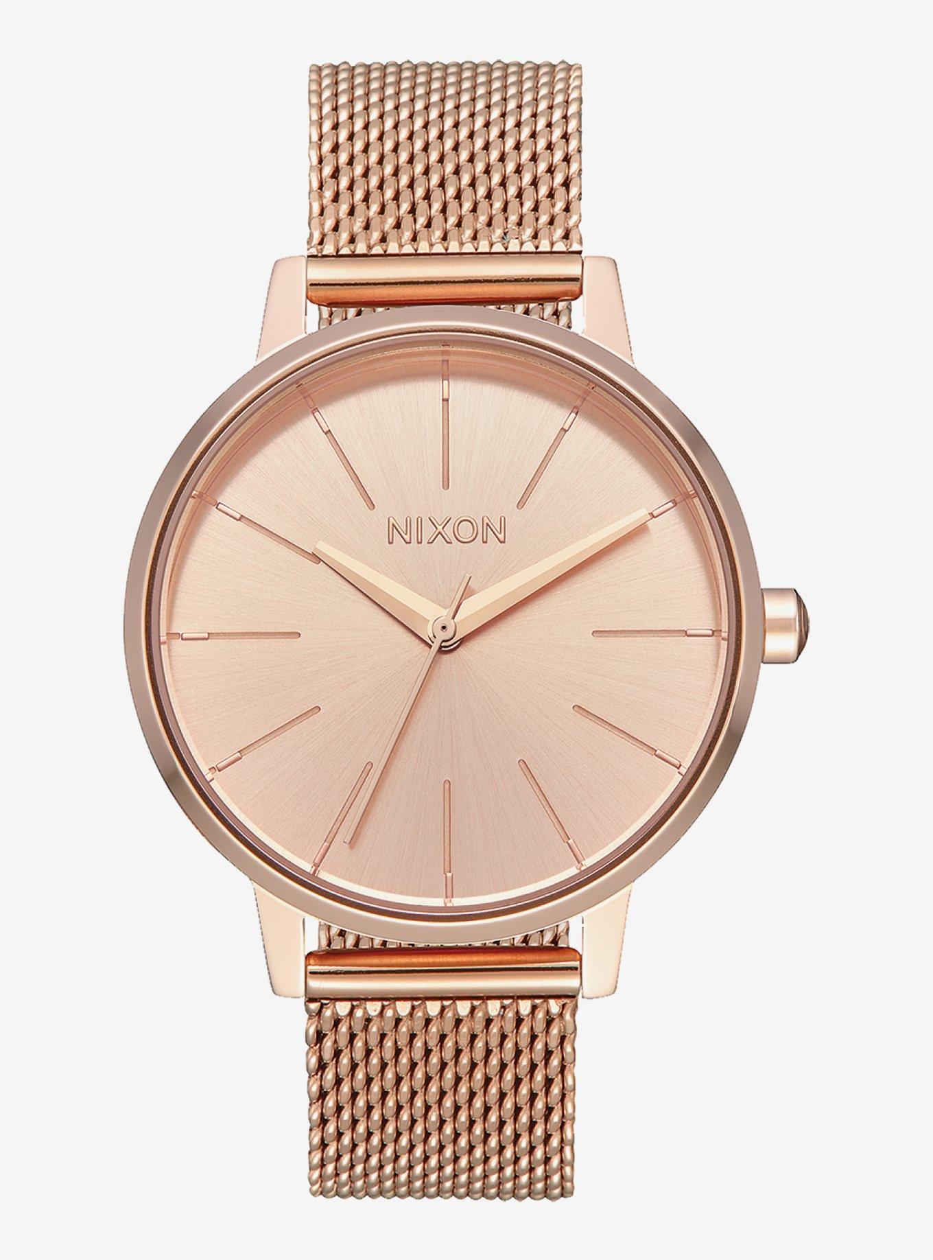 得割60% NIXON K SQUARED MILANESE (ALL ROSE GOLD) - 時計