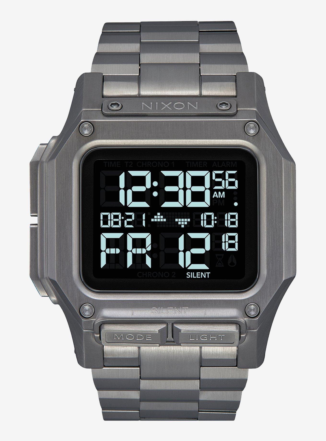 Nixon Regulus Ss Gunmetal Watch, , hi-res