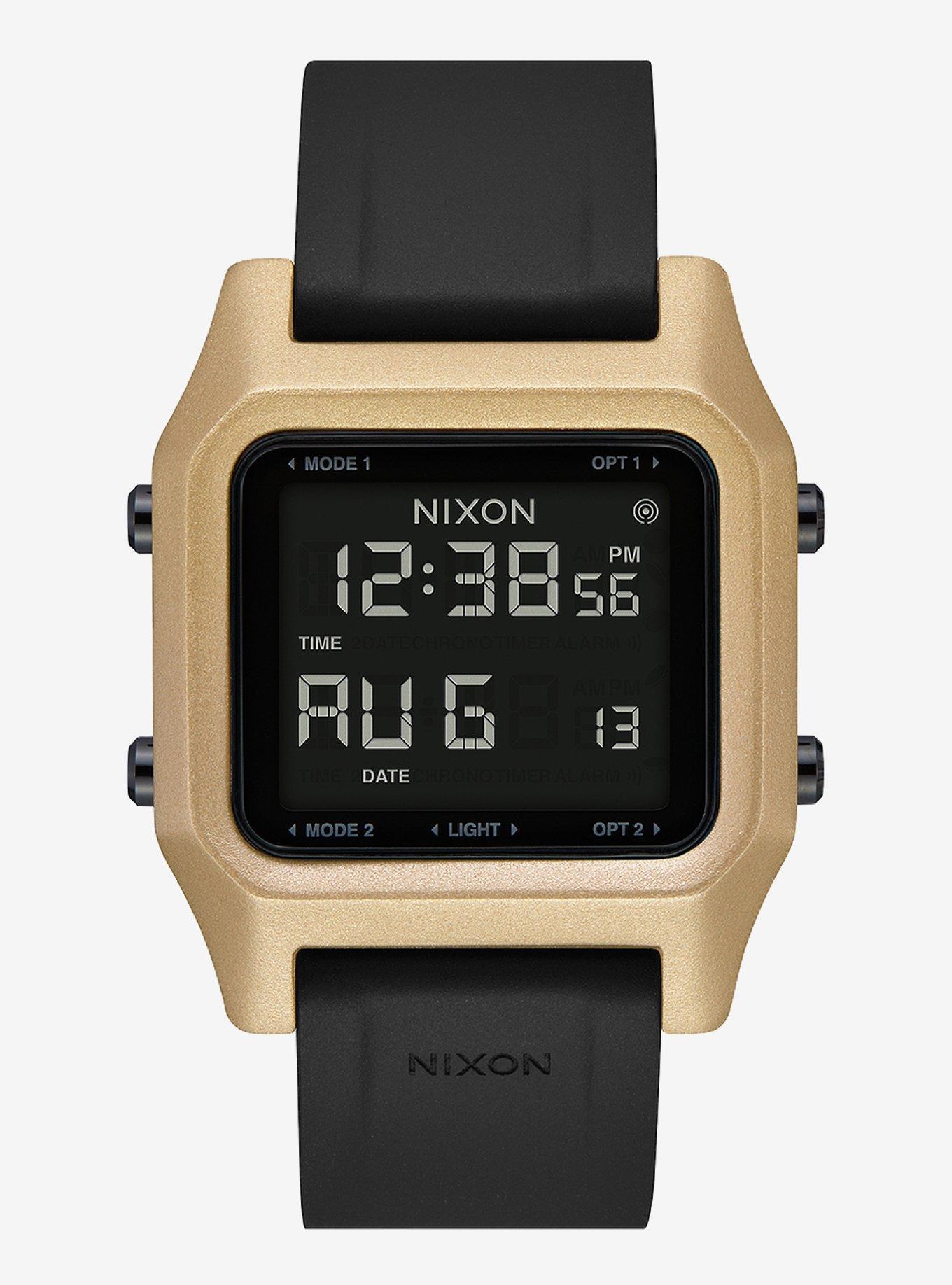 Nixon The New Staple Black Gold Watch, , hi-res