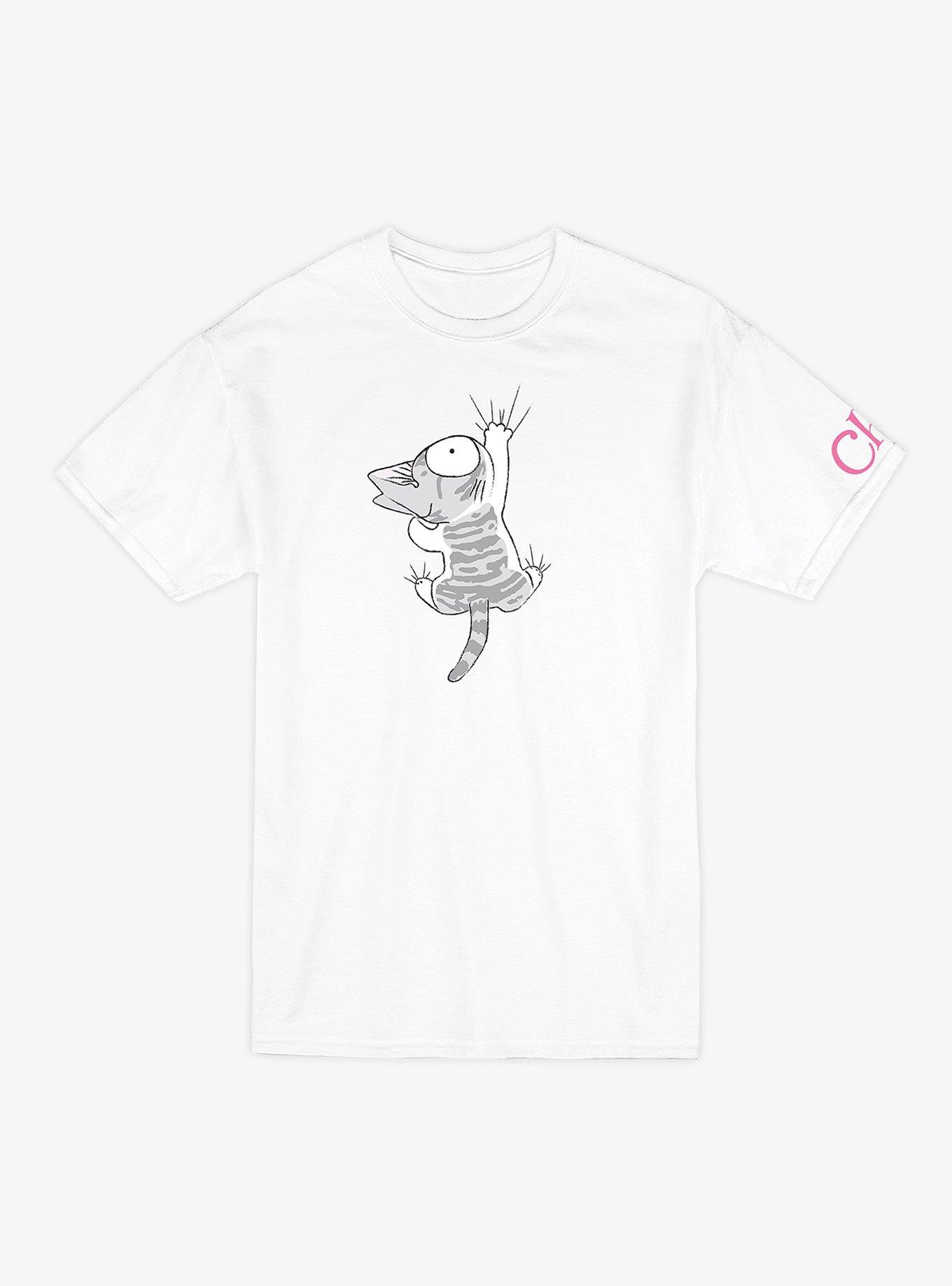 Chi's Sweet Home Clingy Kitty Tee, WHITE, hi-res