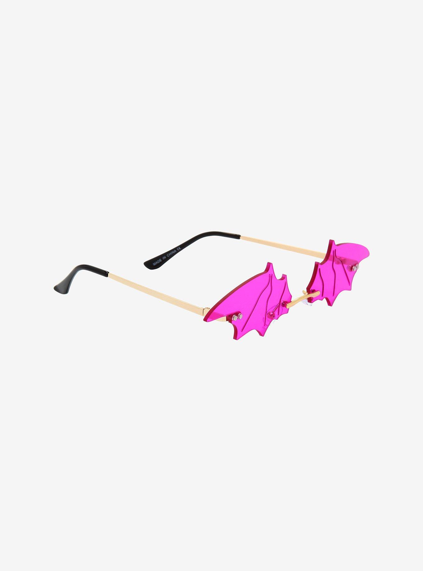 Purple Bat Wing Sunglasses, , hi-res