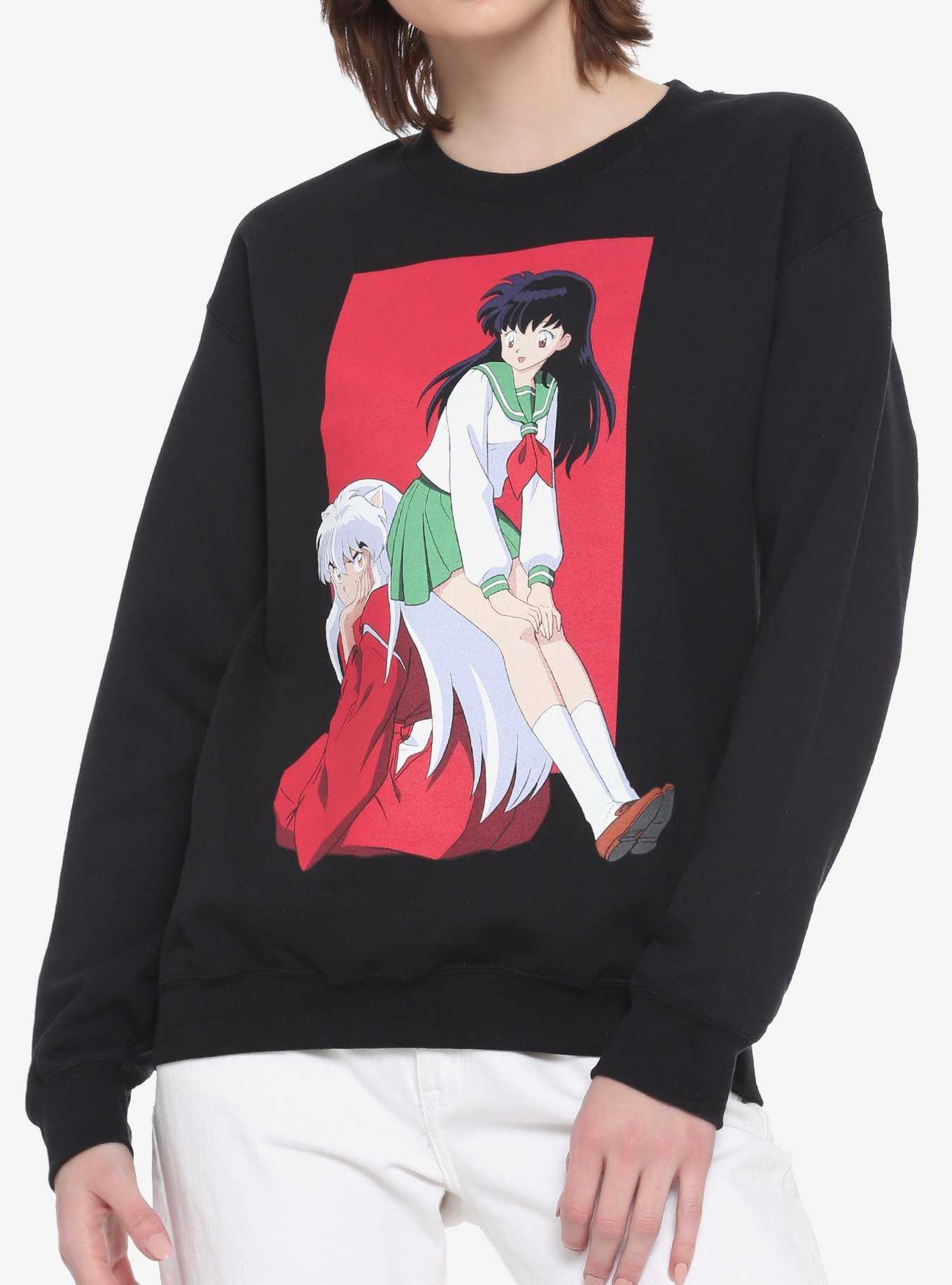 InuYasha Portrait Girls Sweatshirt, , hi-res