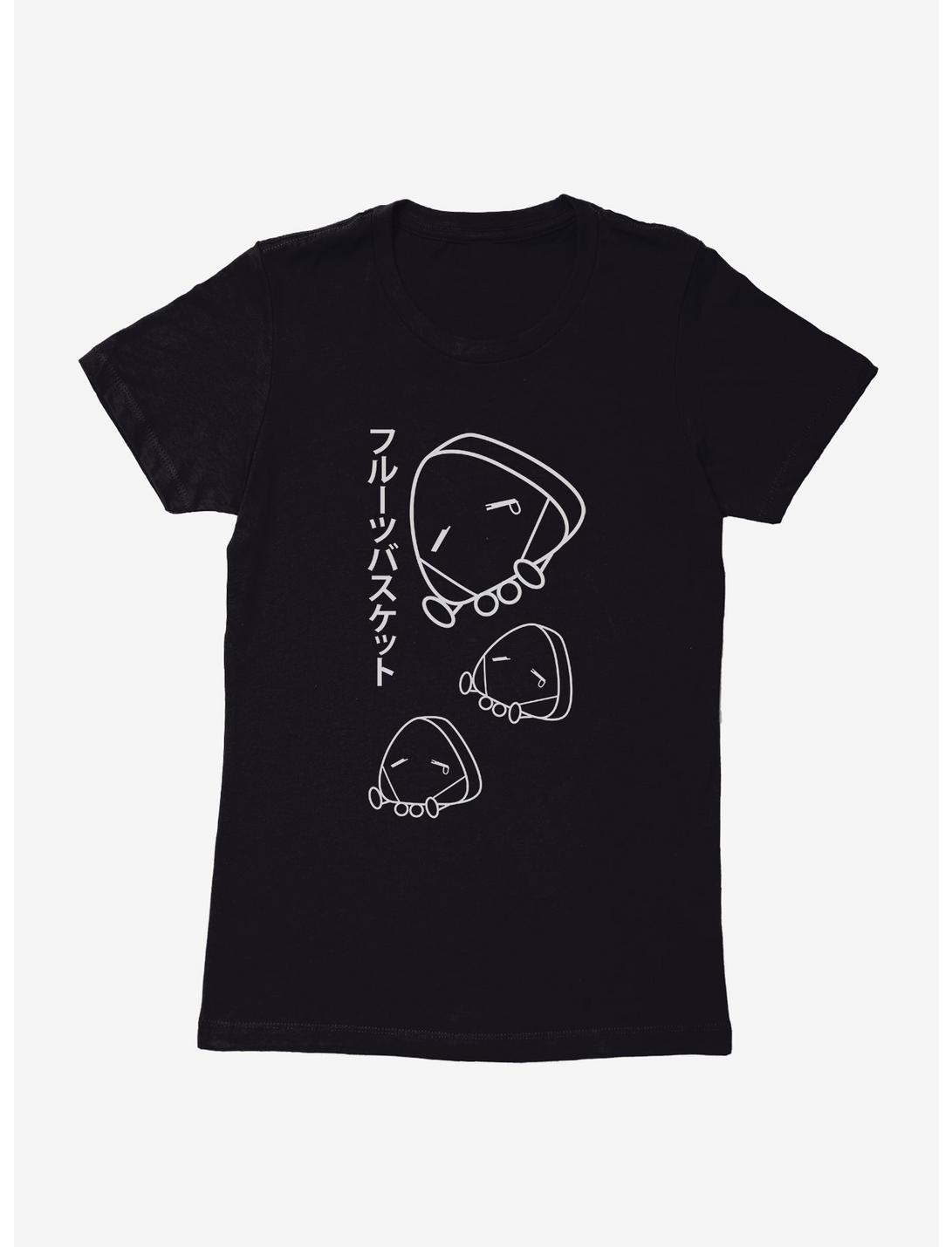 Fruits Basket Sad Onigiri Womens T-Shirt, BLACK, hi-res