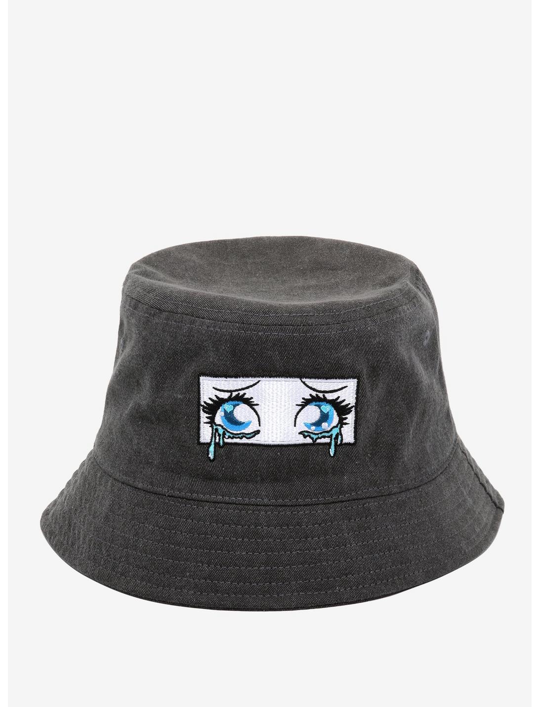 Crying Anime Eyes Bucket Hat, , hi-res