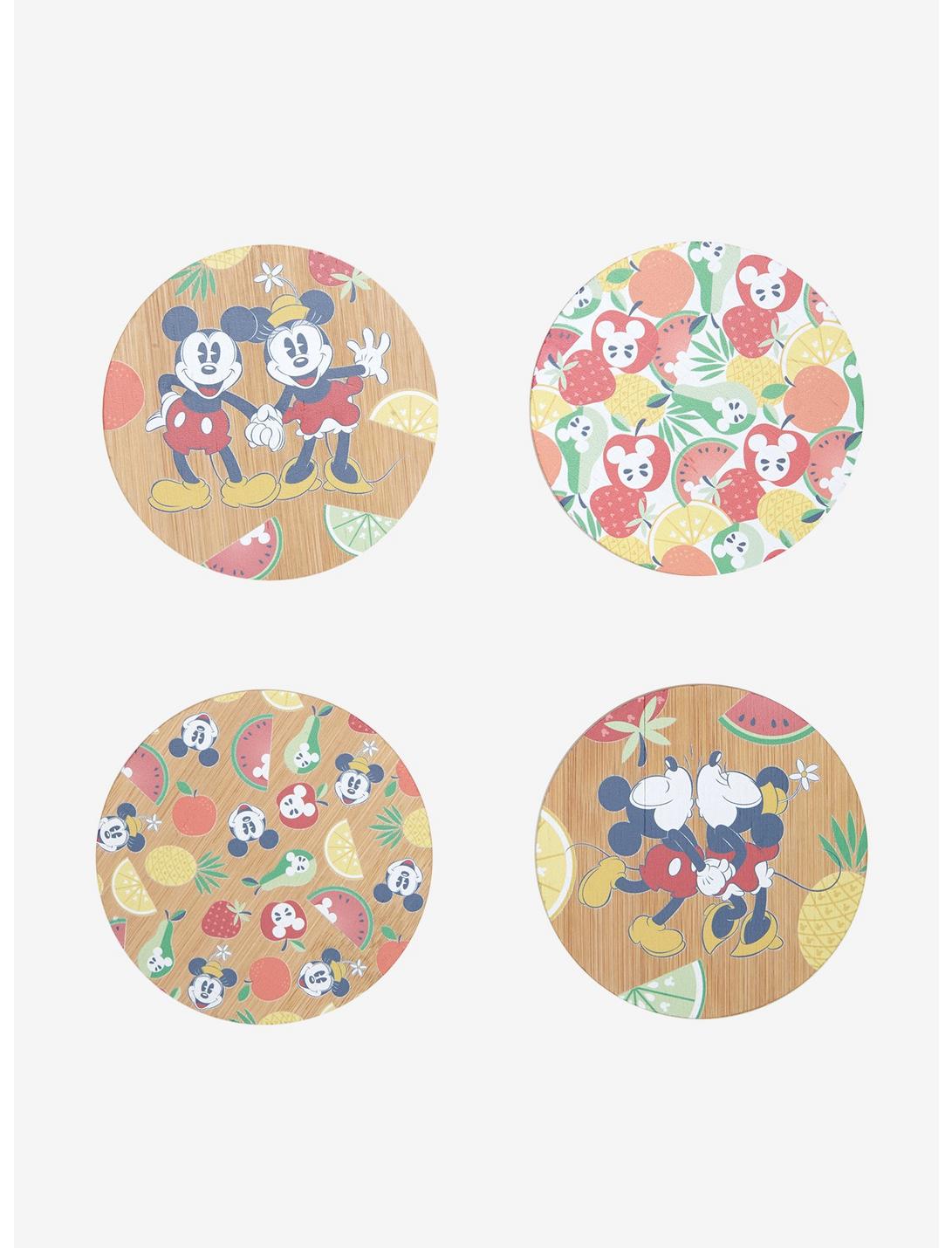 Disney Mickey Mouse & Minnie Mouse Fruits Coaster Set, , hi-res