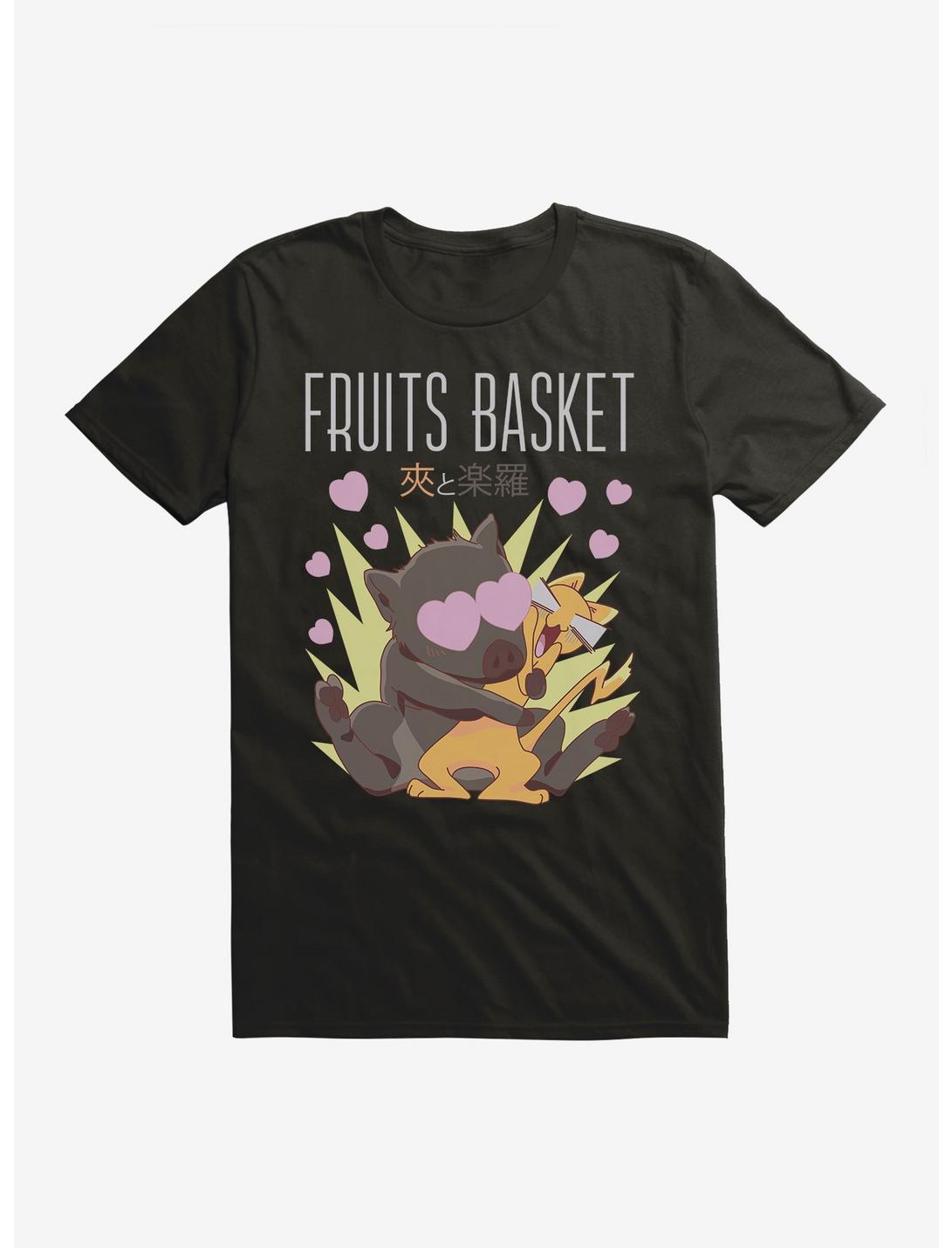 Fruits Basket Kagura Aand Kyo T-Shirt, BLACK, hi-res