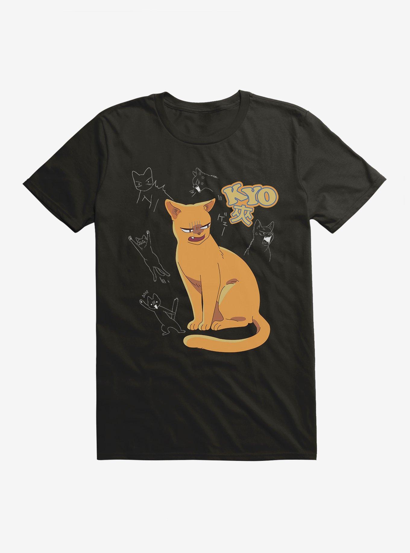 Fruits Basket Kyo Sohma Cat T-Shirt, , hi-res