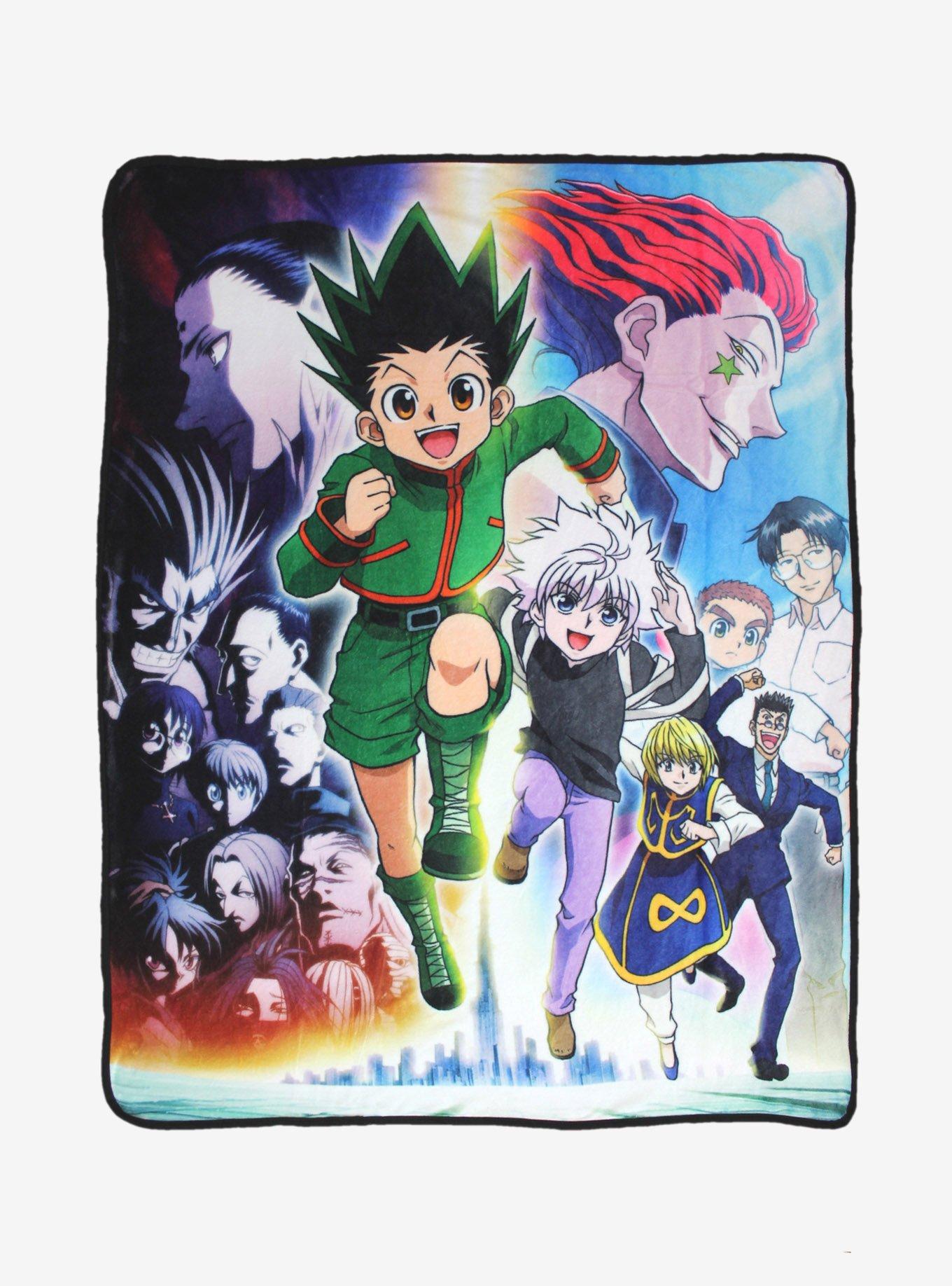 Hunter X Hunter Group Throw Blanket Hot Topic