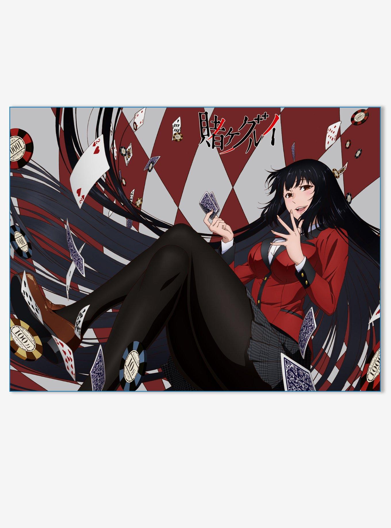 Kakegurui Yumeko Jabami Checkered Throw Blanket, , hi-res