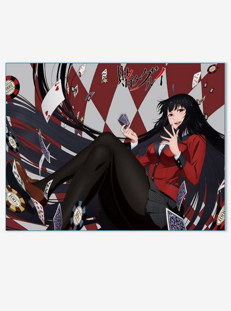 Kakegurui Yumeko Jabami Checkered Throw Blanket | Hot Topic