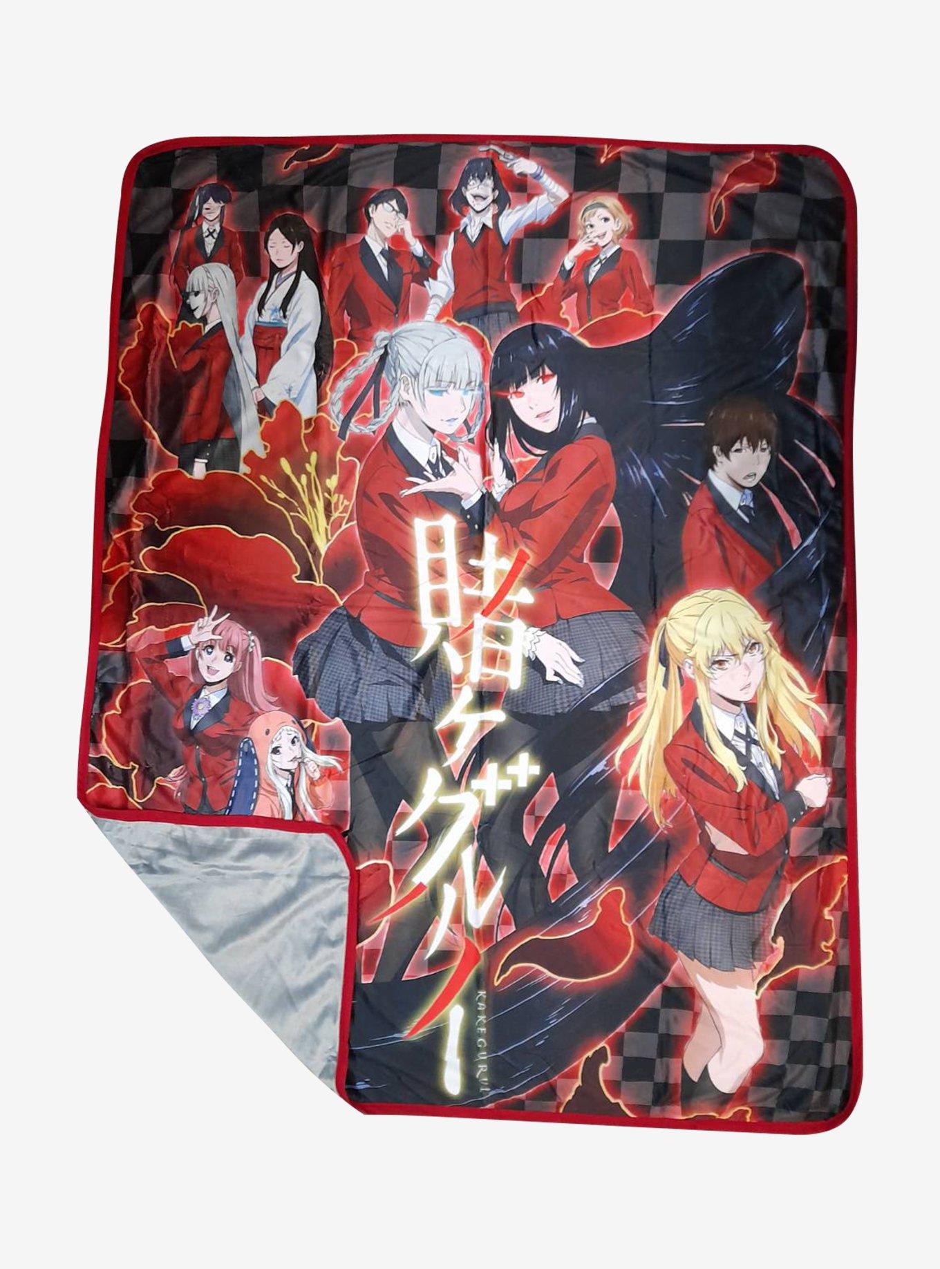 Kakegurui Group Throw Blanket, , hi-res